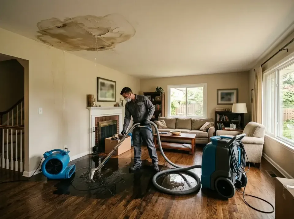 attic-pipe-burst-ceiling-drip-008 — frequently asked questions, Water Damage Restoration & Carpet Care in North Platte, NE